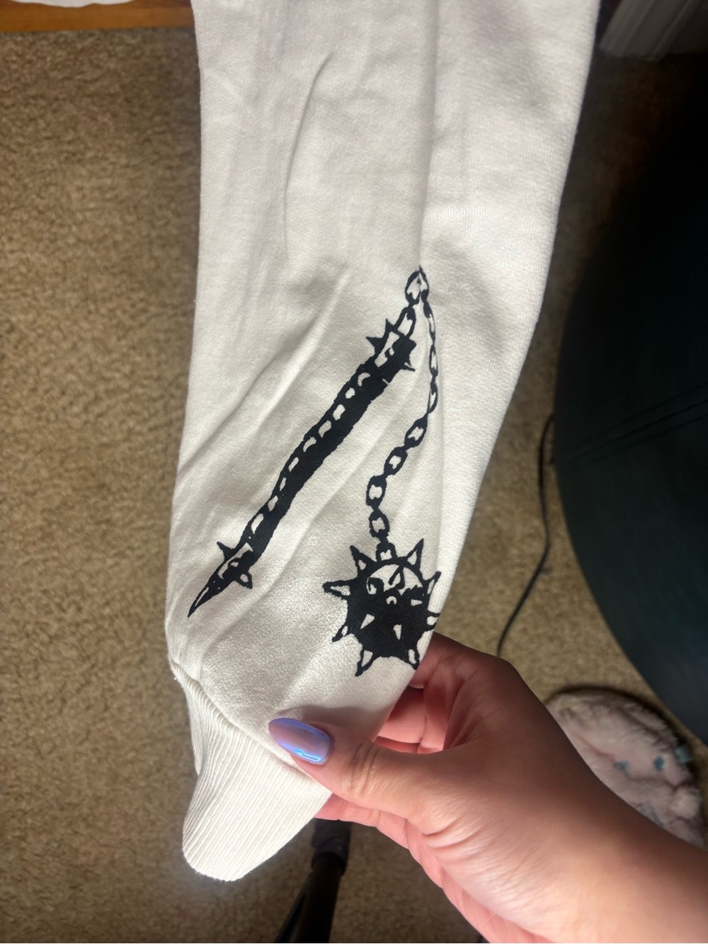 PacSun White Stranger Things Logo Hoodie - Picture 2 of 7
